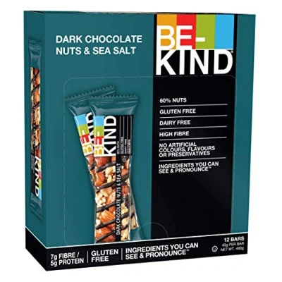 Afbeelding van Be Kind Dark Choc Nuts 12x40g