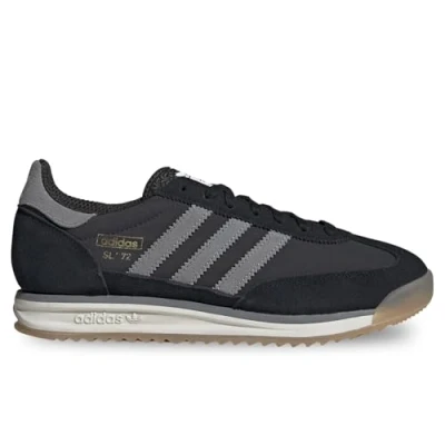 Afbeelding van adidas Originals SL 72 RS Unisex Sneakers laag, Maat: 40, Core black/grey/carbon Leer/ synthetisch
