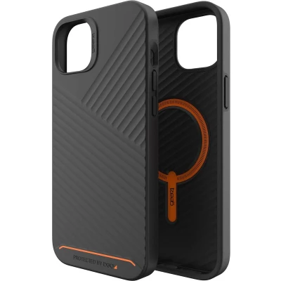 Afbeelding van Apple iPhone 14 Plus MagSafe Hoesje Kunststof Gear4 Hardcase/Backcover Zwart Telefoonhoesje Shockproof/Valbescherming