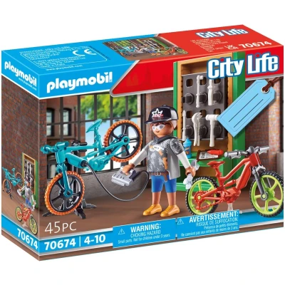 Afbeelding van Playmobil GIFT SETS SET &quot;EBIKE WERKPLAATS&quot; Speelgoed multicoloured voor kinderen, Maat: One Size, Multi coloured