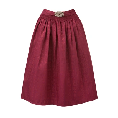 Afbeelding van Stockerpoint Sc 300 Midi Dirndlschort voor dames, bordeaux, 34 38