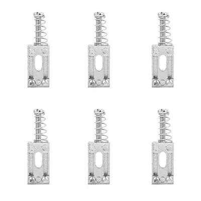 Afbeelding van E Gitarre Stegs?ttel, Metal Tremolo Bridge S?ttel mit Schraubenfeder f¨¹r Gitarre(silver)