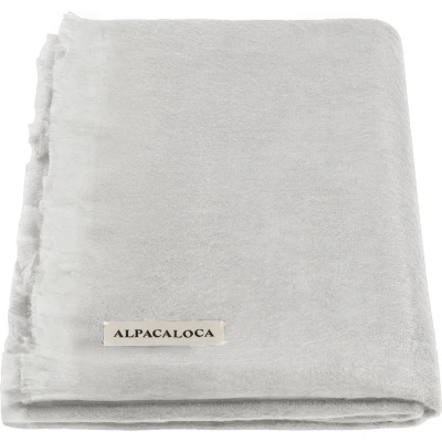 Afbeelding van Alpaca Loca 534 Slim Light Grey Sjaal, groen, One Size, Eén Maat
