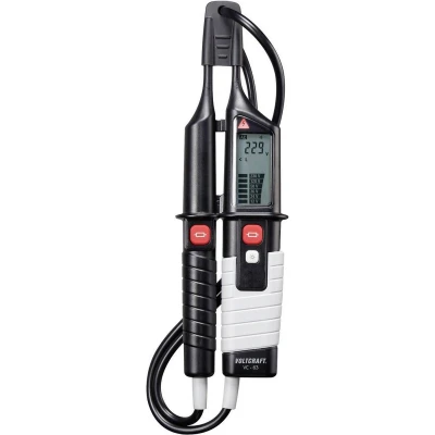 Afbeelding van VOLTCRAFT VC 63 Tweepolige spanningstester CAT III 1000 V, IV 600 V Akoestisch, LCD, LED