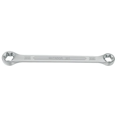 Afbeelding van MATADOR 0221 1012 dubbele ringsleutel, TORX, E 10 x 12