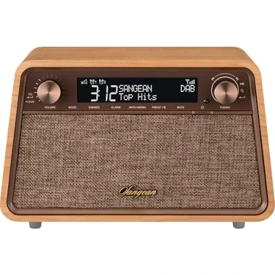 Afbeelding van Sangean Premium Wooden Cabinet WR 201 Radio DAB+, FM Bluetooth, AUX, Wekfunctie Hout