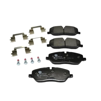 Afbeelding van HELLA 8DB 355 011 971 Remblokkenset Geschikt voor slijtage waarschuwingscontact Met remzadelschroef toebehoren LAND ROVER: Range Rover 3