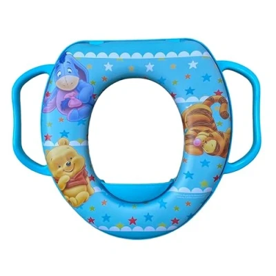 Afbeelding van Winnie the Pooh Disney Toiletbril voor kinderen, universeel, met lichtblauwe handgrepen