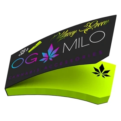 Afbeelding van OG CONE TIPS by MILO 4x Boekjes conische filtertips (Hazey Green)