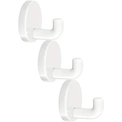 Afbeelding van vasalat Wandhaken HEWI diepte 30 mm set van 3 polyamide zuiver wit