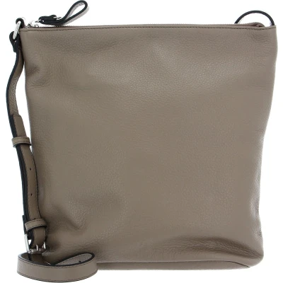 Afbeelding van FREDsBRUDER Leren Schoudertas Art Collection Bucket Midi Bag Muddy Taupe Bruine