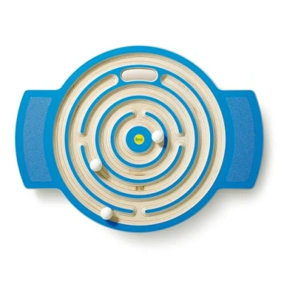Afbeelding van Erzi 46372 Trackboard Labyrint van hout, bevordert behendigheid en balans