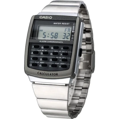 Afbeelding van CASIO 506 1DF unisex horloge 43.2 mm Zwart