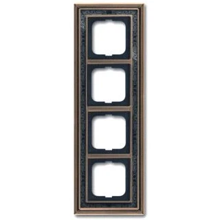 Afbeelding van Abb busch jaeger afdekraam 4 voudig dynasty antiek decor antra 2cka001754a4671