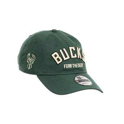 Afbeelding van New Era Milwaukee Bucks NBA Team Green 9Twenty Unstructured Strapback Cap One Size