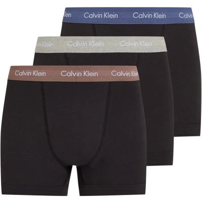 Afbeelding van Calvin Klein heren Kofferbak Trunk 3pk 0000u2662g,Zwart (B R Iris, Grijs Heat, Dusty Tan Wbs),S