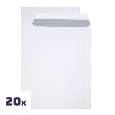 Afbeelding van Gallery C5 akte enveloppen met zelfklevende strip, 162 x 229 mm (2x10 stuks)