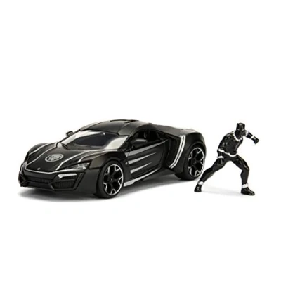 Afbeelding van Jada Toys Die Cast Avengers Black Panther met Auto 1:24