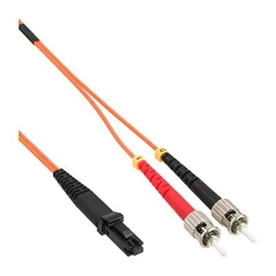 Afbeelding van MTRJ ST Duplex Optical Fiber Patch kabel Multi Mode OM2 2 meter InLine
