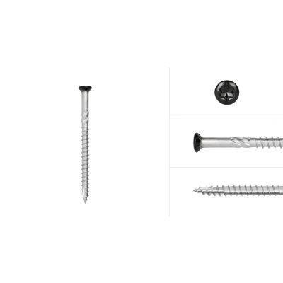 Afbeelding van Tuinschroeven Zwart RVS 410 4 x 60 mm Torx 20 met snijpunt Doos 200 Stuks
