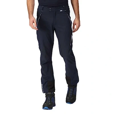 Afbeelding van Regatta Mountain Winter Pantalón de Senderismo, Tejido Elástico Avanzado Y Repelente Al Agua, Cintura Elástica Bolsillos Con Cremallera Herenbroek, Marine., 40W