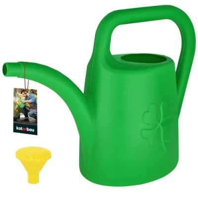 Afbeelding van KOTARBAU® gieter voor kamerplanten, 4,5 l, van kunstsoff, met gieter, groene kleine irrigatie, bloemenkran, binnen, plantengieter