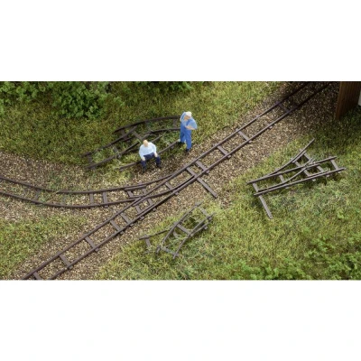 Afbeelding van Auhagen 43701.0 veldbaanspoor, trappen, bont