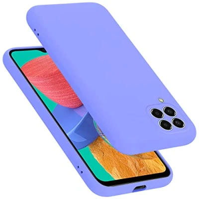 Afbeelding van Cadorabo Hoesje geschikt voor Samsung Galaxy M33 5G in LIQUID LICHT PAARS Beschermhoes gemaakt van flexibel TPU silicone Case Cover