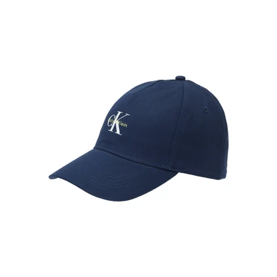 Afbeelding van Calvin Klein Jeans MONO LOGO 5 Panel Unisex Pet, Heren, Maat: One Size, Blue jean