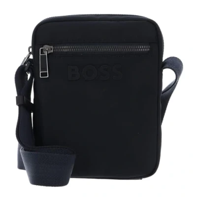 Afbeelding van BOSS Catch ZIP Schoudertas, Heren, Maat: One Size, Dark blue