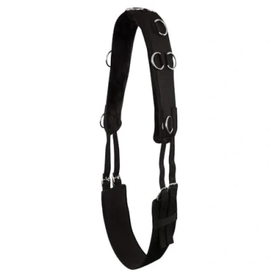 Afbeelding van Premiere Longeersingel bont 10 D ringen Pony Zwart