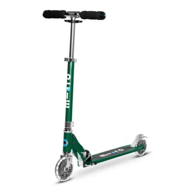 Afbeelding van Micro step Sprite met LED verlichting in wielen de kleur Groen
