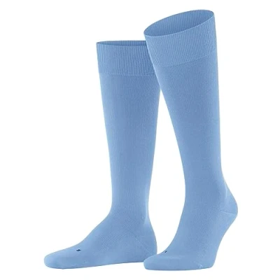 Afbeelding van FALKE Heren Kniekousen Ultra Energizing M KH Katoen Met compressie 1 Paar, Blauw (Cornflower Blue 6554) Kuitomwang W4, 45 46