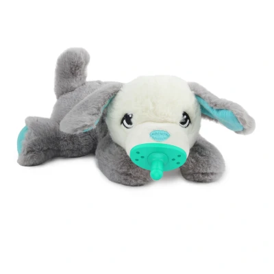 Afbeelding van All For Paws Puppy Speelgoed Heartbeat &amp; Warm Pacifier Buddy Hondenspeelgoed Grijs