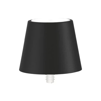 Afbeelding van Zafferano, Poldina Stopper lamp, oplaadbaar, draadloos, met touch bediening, geschikt voor woonkamer en buiten, dimmer, 2200 3000 K, hoogte 11 cm, kleur: zwart