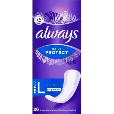 Afbeelding van Always Inlegkruisjes daily protect long 26 stuks