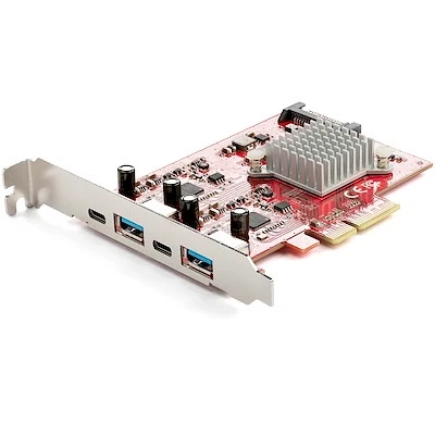 Afbeelding van StarTech.com PEXUSB312A2C2V interfacekaart/ adapter Intern USB 3.2 Gen 2 (3.1 2)
