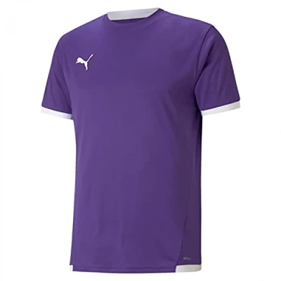 Afbeelding van Puma Teamliga Shirt Korte Mouw Kinderen Paars / Wit Maat: 152