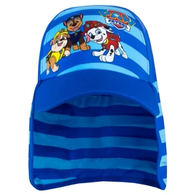 Afbeelding van PAW Patrol Zonnehoed Chase en Marshall Zwembad Strandhoed met Klep Zomerhoeden voor Kinderen Blauw