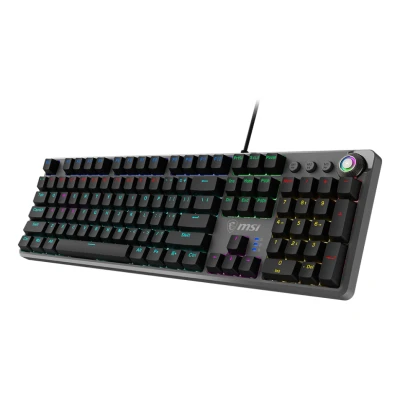 Afbeelding van MSI FORGE GK310 Gaming Toetsenbord Mechanical Swappable Red Switches RGB LED