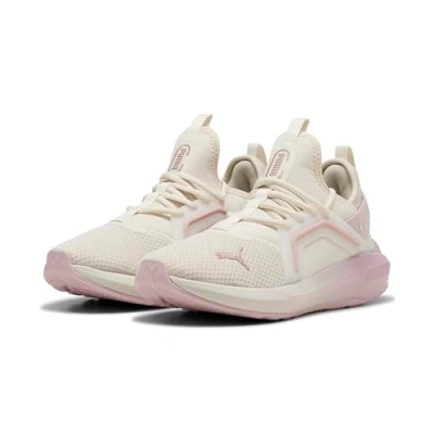 Afbeelding van Puma Softride ENZO 5 Trainingsschoen, Dames, Maat: 39, Warm white/rose mauve/rose gold Textiel