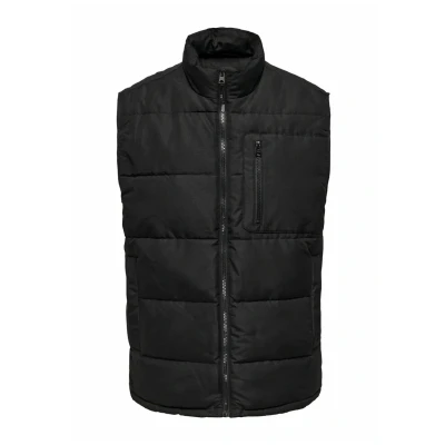 Afbeelding van Only &amp; Sons Onsjake Quilted Vest OTW Steppweste heren, Zwart, XL