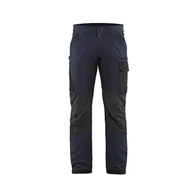 Afbeelding van Blaklader Service werkbroek met 4 weg stretch 1422 1645 Donker marineblauw/Zwart C62