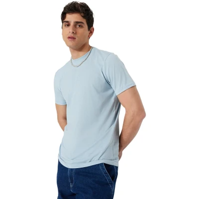 Afbeelding van Trendyol TMNSS22TS0271 Volwassenen Mannen T shirt single Zwart M