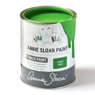 Afbeelding van Annie Sloan heldergroene krijtverf Antibes Green 120ml / Groen