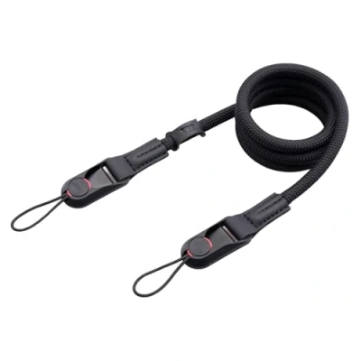 Afbeelding van VKO Camerariem Quick Release Camerariemen voor Man Vrouw Fotografen Verstelbaar Klimtouw Camera Nek Schouder Crossbody Riem SLR DSLR Digitale Spiegelloze (Zwart)