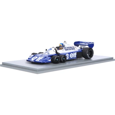 Afbeelding van Tyrrell P34 6 wheels Spark Modelauto 1:18 1977 Ronnie Peterson Elf Team 18S572 German GP