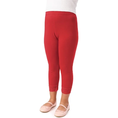 Afbeelding van Merry Style Meisjes Leggings Sport Vrijetijdsbroek Capri Katoen MS MS10 228 LE Rood 158