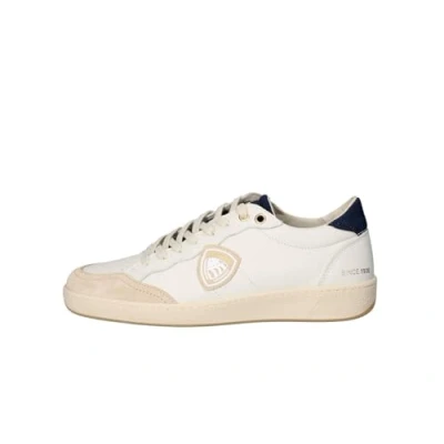 Afbeelding van Blauer Murray Sneakers laag, Heren, Maat: 43, Cream/avio Leer/ synthetisch
