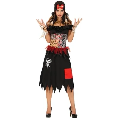 Afbeelding van Fiestas Guirca Dames jurk voodoo maat S